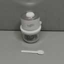 TTFTTF Electric Garlic Chopper, 350ML Glass Bowl Mini Food Processor, Portable Veggie Chopper Onion Garlic Grinder, Wireless Blender for Ginger, Chili, Fruit, Meat, etc