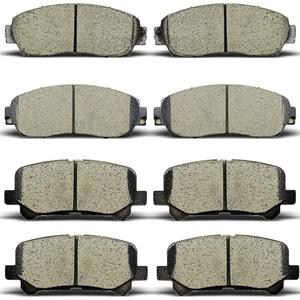 ALADICHE 8pcs Ceramic Brake Pads Compatible with 2011,2012,2013,2014,2015,2016,2017 Honda Odyssey