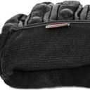 Superbike Full Finger Goat Skin Leather Touch Screen Motorcycle Gloves Men/Women S,M,L,XL,XXL (Perforated, L)
