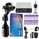 Mast Flash Rotary Tattoo Machine Kit Cartridges Disposable Needles Power Supply TZ450