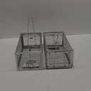 Humane Squirrel Trap - 2 Pack, Rat Trap That Works 12.5"x6.5"x5.5", Small Rodent, Chipmunk Trap Cages | Catch and Release | Reusable and Durable | No Kill Animal Trap | Indoor for Home and Outdoors