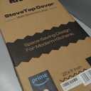 Riveira 22x11 Bamboo Natural Stove Top Covers for Electric Stove & Gas Stove Top Covers for Gas Burners  Large Gas Stove Cover with Handle & Juice Groove  Rustic Stove Covers for Gas Stove Top