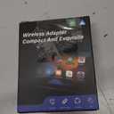 2026 Aimoon Mini Wireless CarPlay Adapter Upgrade Wired to Wireless for CarPlay & Android Auto Plug and Play Fast Auto-Reconnect Stable Control Zero Delay Car Play for iPhone iOS 10+ Android 11+