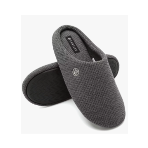 CIOR Unisex Men's Women's Memory Foam Slippers Comfort Cotton-blend Closed Toe House Shoes Indoor Scuff Size  10-11