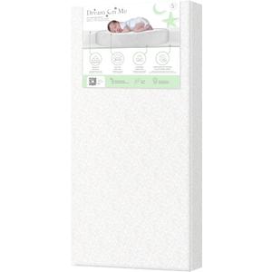 Dream On Me Serene Snooze 2-in-1 Crib Mattress, Dual-Sided for Infants & Toddlers, Waterproof Cover, GREENGUARD Gold Certified, Fits Full Size Crib & Toddler Bed, 52 x 28 x 5