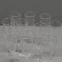 Lumiere 5oz Plastic Champagne Flutes Glasses, 10 Pcs 