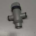 Dual Split Hose Plunger Valve Compatible with Intex Pool Parts and Accessories Replacement for Above Ground Swimming Pool and Pool Filter Pump (1 Pack) (Gray)