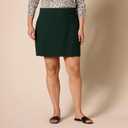 Amazon Essentials Women's Ponte Pull-On Mini Length A-Line Skirt, Size XXL