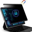 Magnetic iPad Mini 6 Privacy Screen Protector 8.3 inch 2021, FILMEXT Removable & Reusable Anti Glare Anti Blue Light Spy Filter, Anti Scratch Screen Protector for iPad Mini 6th Generation [Landscape