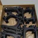 Patelai 48 Pieces Mini Easel Stands Plastic Plate Stand Holder Display Picture Easel for Display Picture Frame Collectibles Desktop Weddings Party Home Decoration (6 Inch,Black)