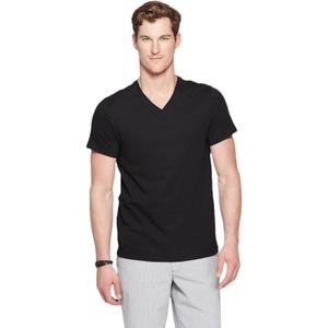 Goodfellow & Co Men's Big & Tall Every Wear Short Sleeve V-Neck T-Shirt -
 (L, Black)