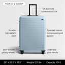 Away Medium Check Luggage, 26-inch Lightweight Hardside Spinner Suitcase