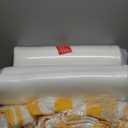 Only choice 2 Pcs Set Outdoor Lounge Chair Cushions Patio Chaise Lounge Chair Cushion Replacement Cushions Furniture Seat Cushions (Yellow White Striped) (74.4"x 22.05"x 2.76")