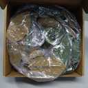 Briful 23'' Artificial Magnolia Wreath for Front Door Silk Greenery Wreath Faux Magnolia Leaf Wreaths for Home Room Window Indoor Outdoor Porch Decor