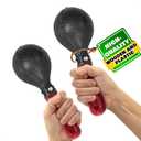 2 Pcs Maracas for Adults 10.2 Durable Percussion Instrument, Good for Mexican Music, Parties, and Performance, Mexican Maracas Percussion Shaker Instrument with Vibrant Sound & Stylish Design