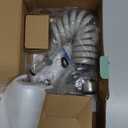 CECEFIN Kitchen Sink Sprayer Hose Attachment for Faucet, Kitchen Faucet Head Replacement w/ 79" Recoil Hose and Holder, Pressurized Water Saving Aerator & Diverter Valve, Faucet Sprayer Attachment Set (F- Grey- ON/OFF Pause Sprayer)