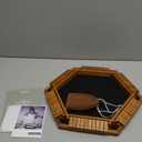 AMEROUS Upgraded 1-6 Players Shut The Box Dice Game, Wooden Board Table Math Game with 16 Dice for Kids Adults, Family Classroom Home Party or Pub