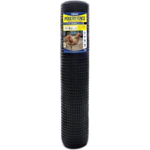 Tenax Deer Netting - Heavy Duty, 7ft Netting for Gardens - 7 Ft x 100 Ft - Black Polypropylene