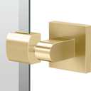 Gatco 4069S Elevate Frameless Rectangle Mirror, 31.50" H, Brushed Brass | Wall Mounted Pivoting (Tilting) Beveled 31.50" H Bathrom Vanity Mirror with Brushed Brass Brackets