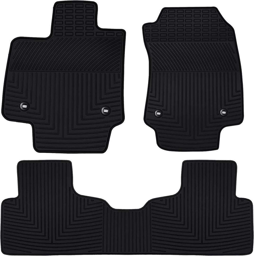 Matericuo Car Floor Mats Custom Fit for Lexus NX250 NX350 NX350h NX450h+ 2022-2025 2026 Black Rubber Auto Liner Mats All Weather Protection Heavy Duty Odorless