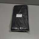 CXPSINC 16 Pack Premium Disposable Plastic Tablecloth 84" Round Table Cover for Birthdays Weddings Christmas Anniversary (Black)