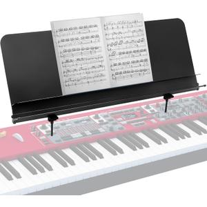 Liquid Stands Sheet Music Stand for Nord Keyboard - Fits All Nord Grand Stages 76/88, Electros C1/C2/C2D, piano, and more - Adjustable, Portable, Heavy-Duty Wide Music Stand for Sheet Music