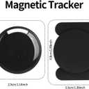 Mini Portable GPS Tracker for Vehicles, Global Tracking, Undetectable GPS Car Tracker, No Monthly Fee/No SIM Card, Tracker Device for Kids, Dogs, Cars, Elderly, Compatible with iOS & Android