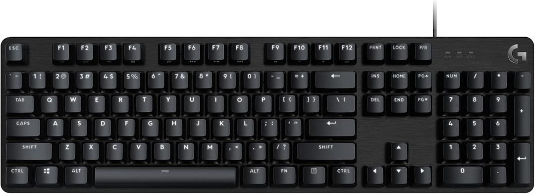 Logitech USB 2.0 G413 SE Full-Size Mechanical Gaming Keyboard - Backlit Keyboard with Tactile Mechanical Switches, Anti-Ghosting, Compatible with Windows, macOS - Black Aluminum