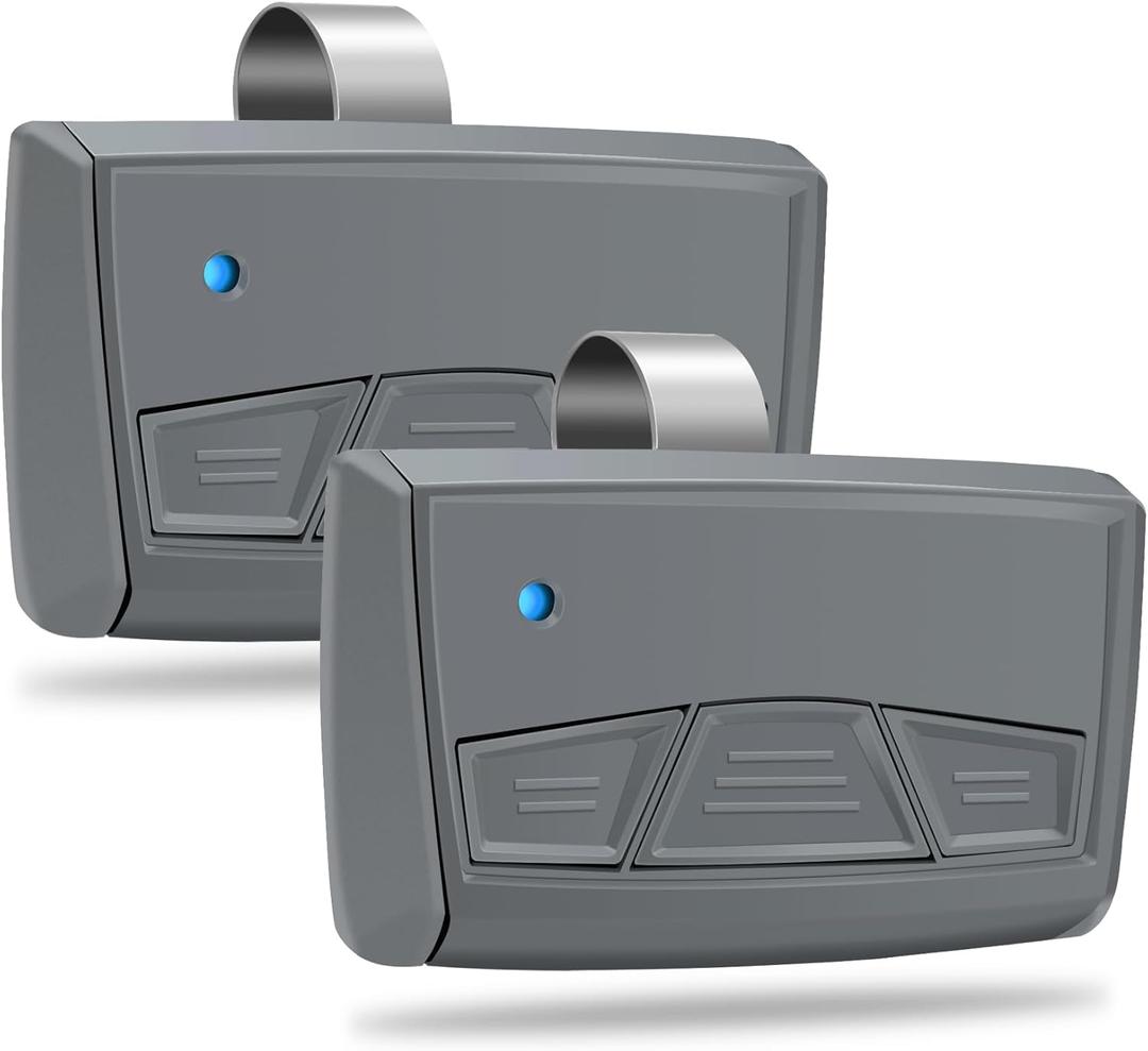 MMT103 3-Button Transmitter Replace for Mighty Mule MMT103 Remote, Compatible with Mighty Mule Garage Door Openers and Gate Openers, Replace for FM135/FM134, etc., Can Control Three Devices 2 Pack