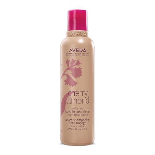 Aveda Cherry Almond Softening Leave-In Conditioner | for Normal to Dry Hair | Detangles, Heat Protection, Controls Frizz | 99% Naturally Derived*| Iconic Aroma of Tonka, Orange, Ylang Ylang, 6.7 Fl Oz