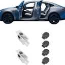 Never Fade Door Light Logo,LED Welcome Lights Lamp Door Light Puddle Lights Accessories Compatible withA3/A4/A5/A6/A7/A8/Q3/Q5/Q7/R8/TT/RS/SQ5/SQ8(2PCS) (AUD-DDII Style)