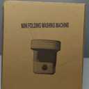 16L Large Capacity Portable Washing Machine, Laundry Washer Cleaning for Underwear, Baby Clothes, Shirts,Small Delicates. Foldable Mini Washer and Dryer Combo for Apartment,Hotel,Camp,RV,Travel(Green)