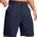 G Gradual Men's Casual Shorts  9" Lightweight 4  LPockets Stretch Quick-Dry Summer Shorts for Golf Work Hiking Trips