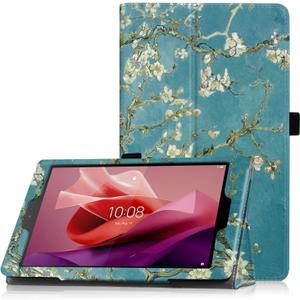 Famavala Folio Case Cover for 8 inch 7th/8th Generation Tablet 20217/2018 Released, Slim Foldable, not fit for 8" Lenovo M8 2018 Tablet (Apricot Flower)