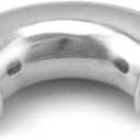 QWORK 1-1/2" Tube OD Sanitary Ferrule Elbow 90 Degree Pipe Fitting - Pack of 4