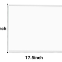 W11130200 Freezer Glass Shelf Replacement, for Whirlpool Refrigerators | Fridge Tempered Glass Shelves Compatible with WRS571CIDM00, WRS571CIHW04, Fits Model W10561292 W10773885, Size: 17.5" x 13"