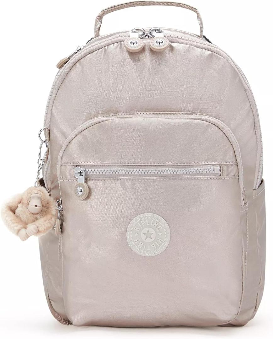 Kipling Women's Seoul Small Tablet Backpack, Durable, Padded Shoulder Straps with Tablet Sleeve, Bag, 10''L x 13.75''H x 6.25''D