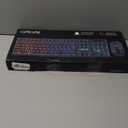 CHONCHOW USB Wireless Gaming Keyboard and Mouse Combo, LED Backlit Ergonomic Mechanical Feeling Keyboard, Rechargeable 2500mAh Battery, Anti-ghosting Keyboards 7D 3600DPI Mice for PC Gamer (Black, Rgb Backlit)