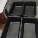 Bakken- Swiss Loaf Pan Set 4-Piece - Deluxe Nonstick Carbon Steel Bakeware for Perfect Bread and Cakes  Dishwasher Safe, Premium Pans for Home Baking (Gray)