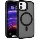 Kaislandy Magnetic Cases for iPhone 12/ 12 Pro, Compatible with Magsafe, Slim Translucent Matte Shockproof Phone Cover for iPhone 12/ 12 Pro