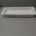 2 Pcs Expandable Deep Drawer Organizer, Adjustable Plastic Storage Box, from 12.4 to 17.7 in, Sliding Drawer Organizer for Kitchen, Bathroom, Bedroom, Office