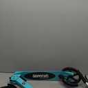 Scooter for Ages 8+ Teens and Adults Kick Scooter Foldable with Double Braking System Bells Adjustable Handlebars Kickstand Max Load 220 LBS 8" Big Wheels (blue)