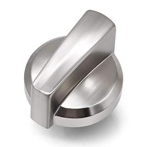 Funmit WB03X25796 Heavy Duty Burner Knob Exact Replacement for GE Range WB03T10326 (Stainless Steel)