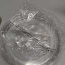 LAMU 2 Tier Lazy Susan Turntable Organizer 9.25'' Rotating Spice Rack Organization for Cabinet, Kitchen, Pantry, Countertop, Bathroom, Vanity, Medicine Cabinet Organizer, Clear