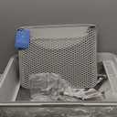 Stainless Steel Litter Box | XL Enclosed Cat Litter Boxes with Lid for Big Cats | High Sided, Anti-Urine Leakage | Non-Stick Bottom & Includes Litter Mat & Metal Scoop (Silver Gray)