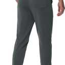TACVASEN Men's Fleece Lined Joggers with Pockets Winter Warm Sweatpants Water Resistant Gym Workout Athletic Pants Men (Gray)