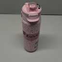 ZULU Powerfill Pro 24oz Stainless Steel Water Bottle with Quick Fill Lid, Triple Walled Vacuum Insulated Metal, Leak Proof Locking Lid, Sip and Chug, Reusable BPA Free, Primrose Pink
