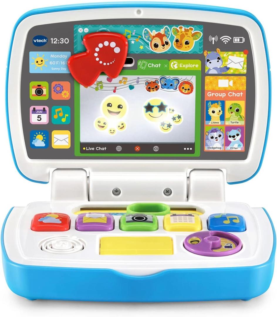 VTech Toddler Tech Laptop, 7" x 10" x 1.8"