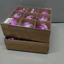 2 x Christmas Ornaments Set 9ct Christmas Tree Decoration Ornament Balls Decor Baubles for Xmas Trees Decor Holiday Party Wedding Decoration