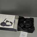 COSMUSIS Trucker Bluetooth Headset with Dongle, Wireless Headsets with Noise Cancelling Microphone, 50+Hrs HD Talktime Bluetooth Headphones with Detachable Earpad/Single+Dual Mode for Office/Driving